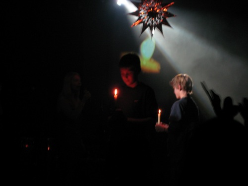 Christmas worship service photo