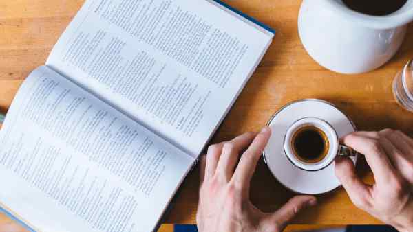 Coffee and Open Book