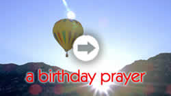 A birthday prayer