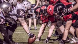 American Football players in a match